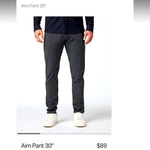 Vuori Aim Chino Pant Charcoal 34”